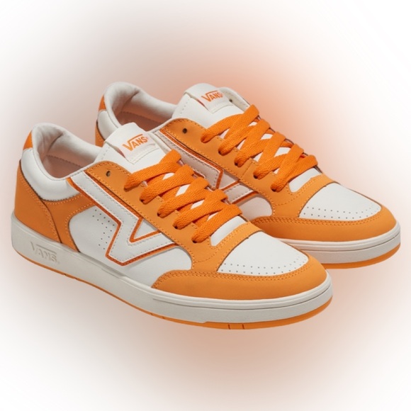 NIB Lowland Comfy Cushion Creamsicle Orange Sneakers - Picture 1 of 7
